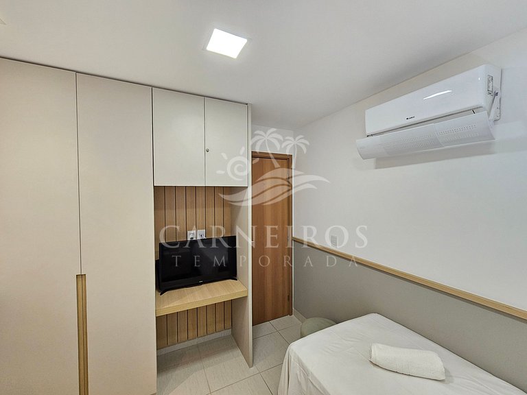 Flat 2 Quartos no Cupe Beach Living (A03)