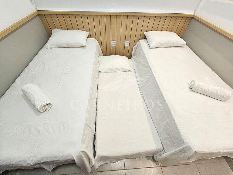 Flat 2 Quartos no Cupe Beach Living (A03)