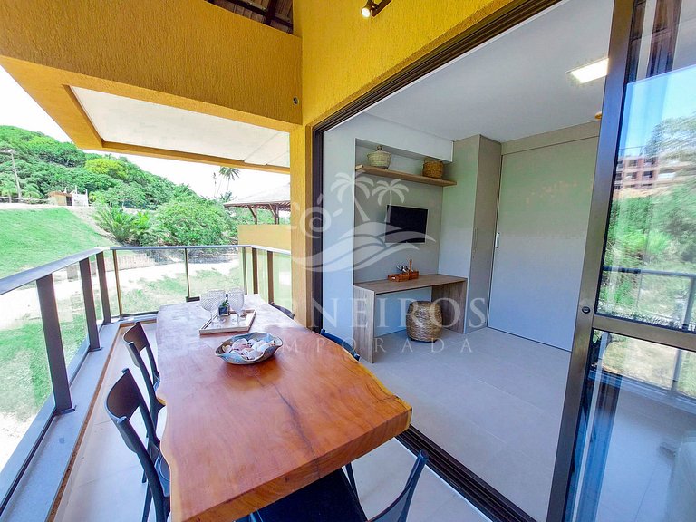 Flat 1 Quarto - Eco Resort Praia dos Carneiros (B16-3)