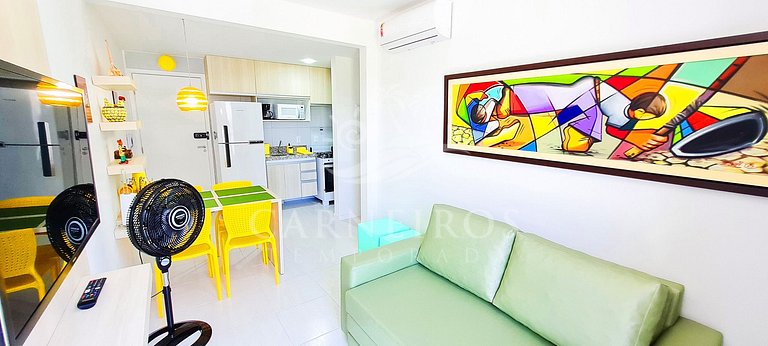 Flat 01 Quarto - Muro Alto Clube - Porto de Galinhas