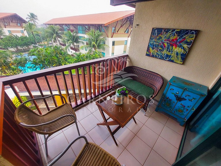 Flat de 1 quarto no Marulhos Suites Resort (D07)