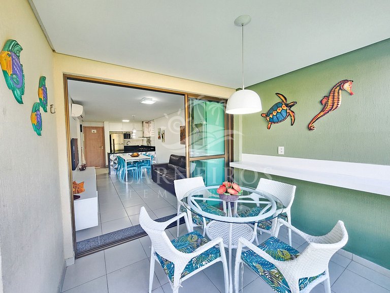 Flat 2 Quartos - Carneiros Beach Resort (A03-3)