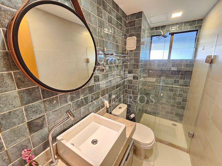 2 Quartos Vista Piscina - La Fleur Polinésia Residence (A07-