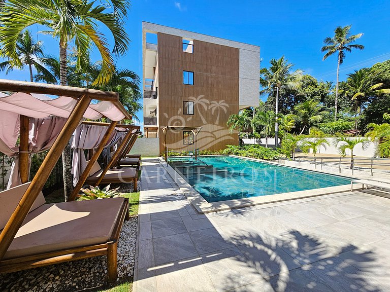 Flat c/ Jacuzzi-Amura Praia dos Carneiros (A02-3)