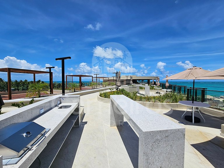 Flat no Açores - Pé na Areia de Tamandaré (A21)