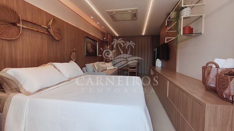 Flat c/ Jacuzzi-Amura Praia dos Carneiros (A02-3)