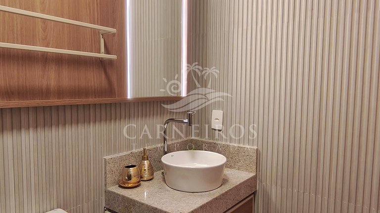 Flat c/ Jacuzzi-Amura Praia dos Carneiros (A02-3)