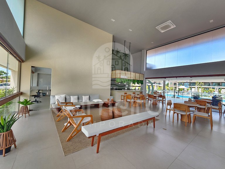 Studio Completo no Malia Beach (C15-1)