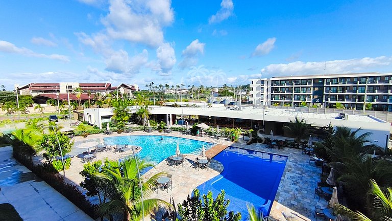 Flat Vista Piscina no Mana Beach Experience (B20-1)