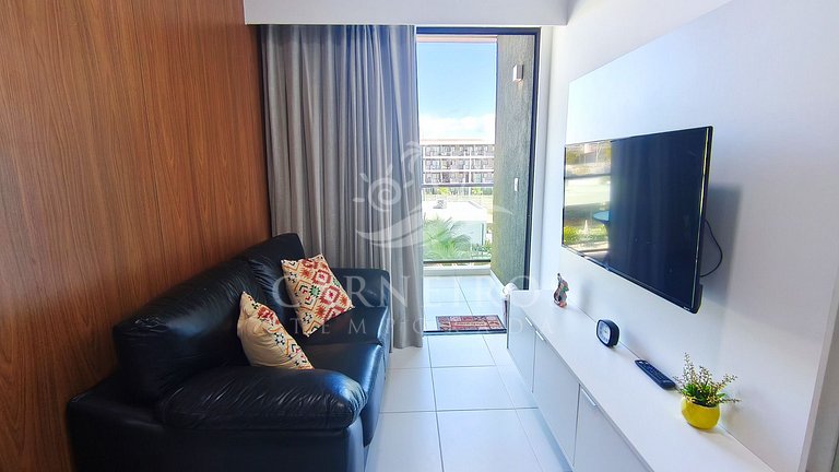 Flat Vista Piscina no Mana Beach Experience (B20-1)