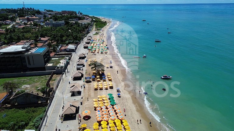 Flat no Açores - Pé na Areia de Tamandaré (A21)