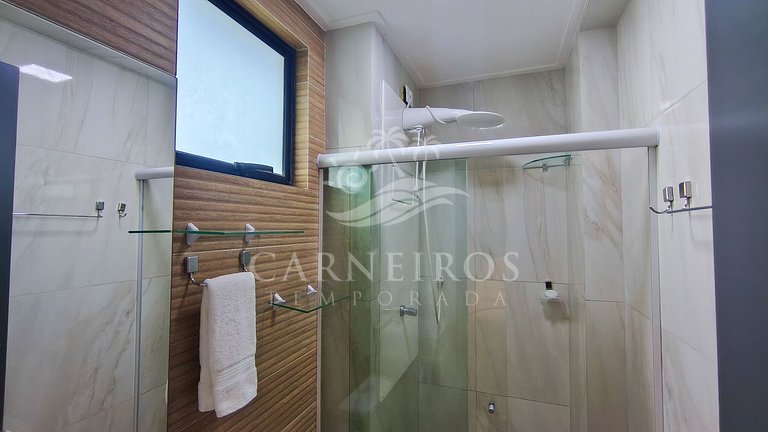 Flat Pé na Areia com Vista Mar - Makadamia (C02)