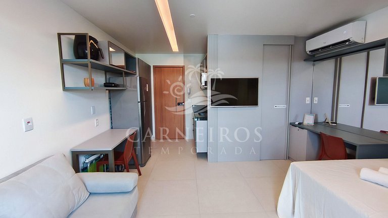 Flat com Vista Piscina no Makia Beach (A4-1)