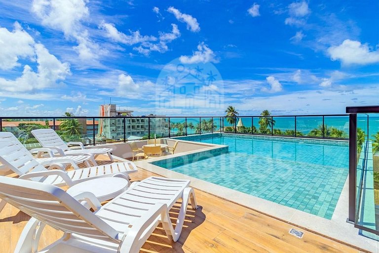 Studio no Rooftop Tamandaré (A01) - Melhor local para banho