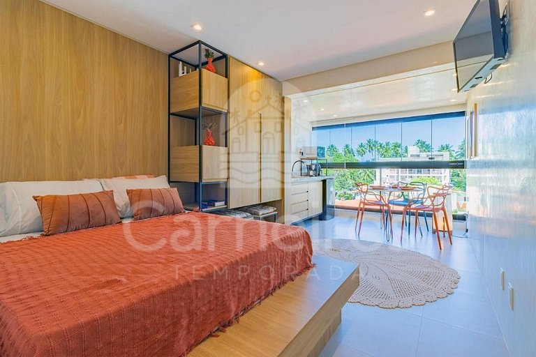 Studio no Rooftop Tamandaré - (C01) - Melhor local para banh