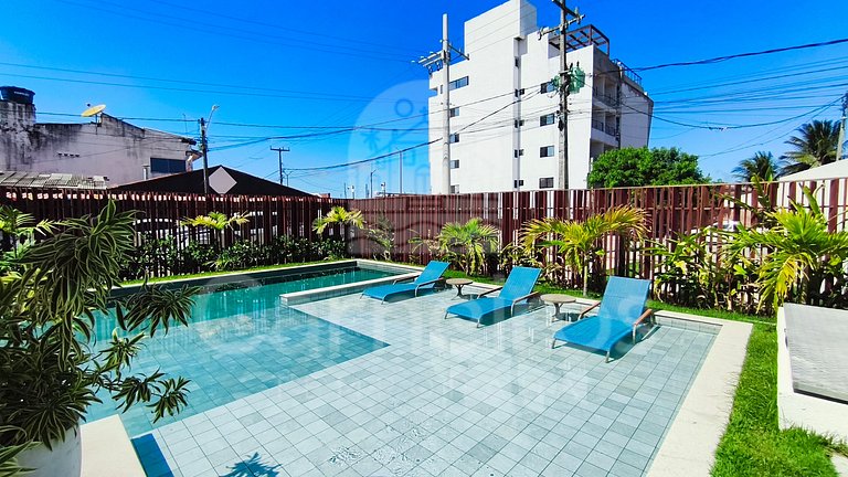 Studio no Maré Alta Beach - Praia de Tamandaré (C14)