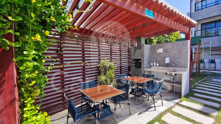 Studio no Maré Alta Beach - Praia de Tamandaré (C14)