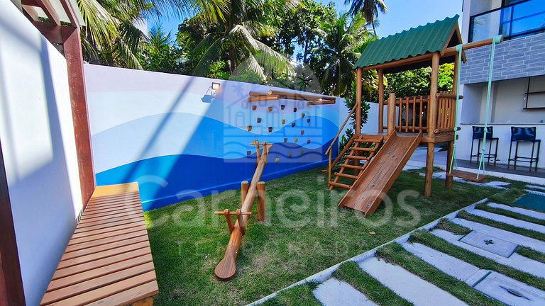 Studio no Maré Alta Beach - Praia de Tamandaré (C14)