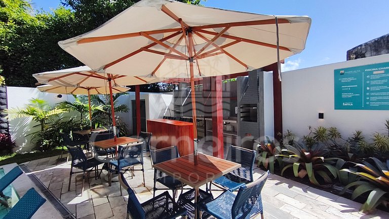 Studio no Maré Alta Beach - Praia de Tamandaré (C14)