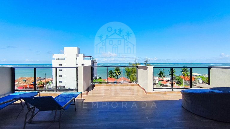 Studio no Maré Alta Beach - Praia de Tamandaré (C14)