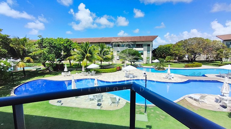 Flat Vista Piscina -Carneiros Beach Resort (B09-E)