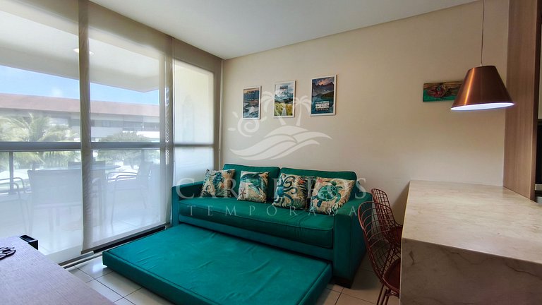 Flat Vista Piscina -Carneiros Beach Resort (B09-E)