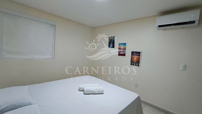 Flat Vista Piscina -Carneiros Beach Resort (B09-E)