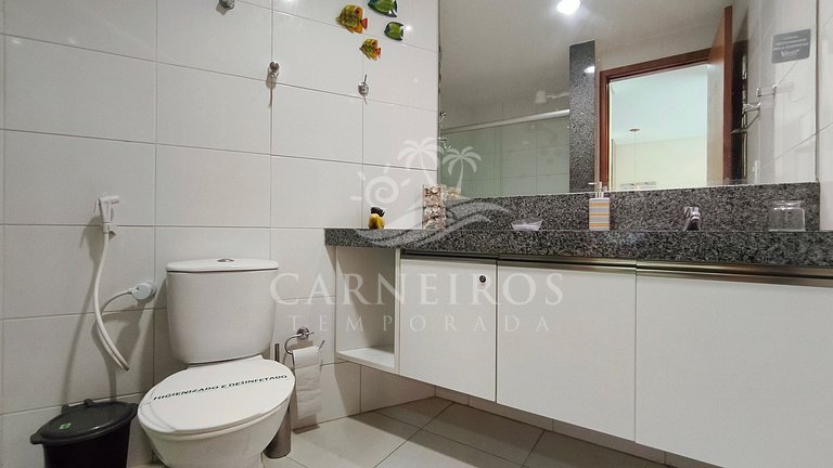 Flat Vista Piscina -Carneiros Beach Resort (B09-E)