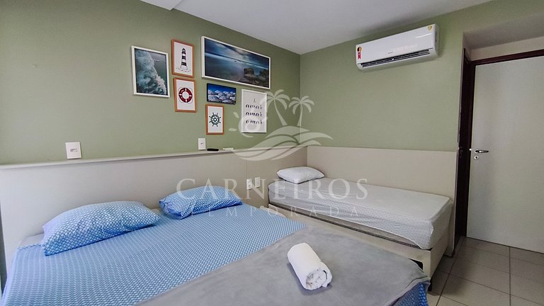 Flat 2 Quartos Vista Piscina Nannai Residence (X3)