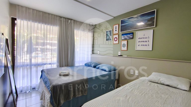 Porto | 02 QT até 6 | Vista Piscina | Nannai (03)