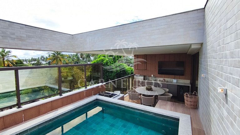Duplex 3 Quartos com Piscina Privativa (C01-4)