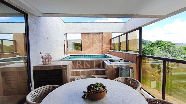 Duplex 3 Quartos com Piscina Privativa (C01-4)