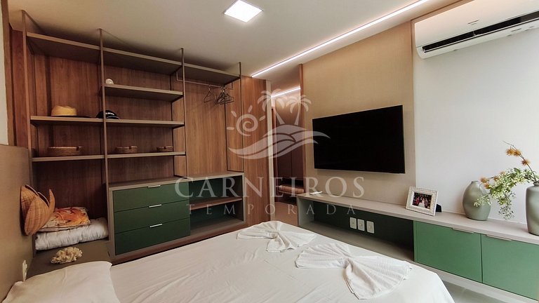 Duplex 3 Quartos com Piscina Privativa (C01-4)