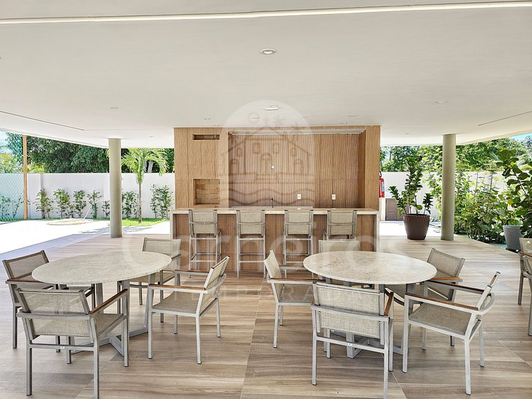 Flat no Amura Carneiros – Pé na Areia (B04-3)