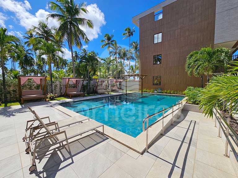 Flat no Amura Carneiros – Pé na Areia (B04-3)