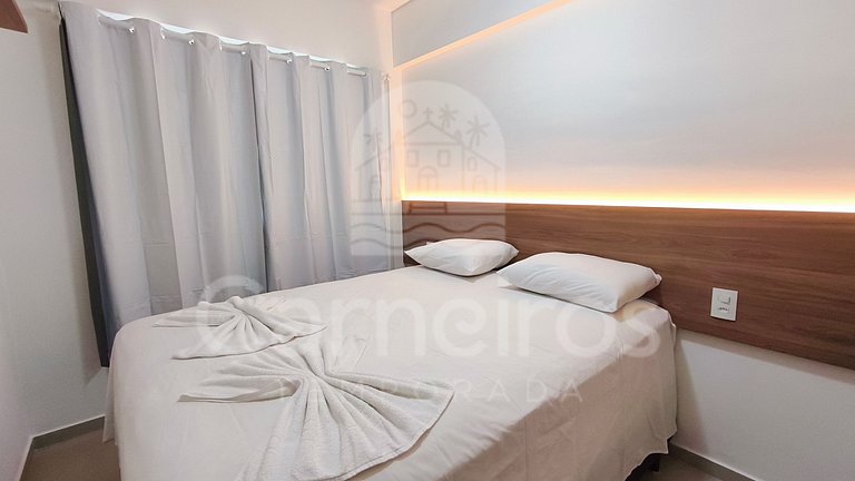 Flat no Açores - Pé na Areia de Tamandaré (C08)