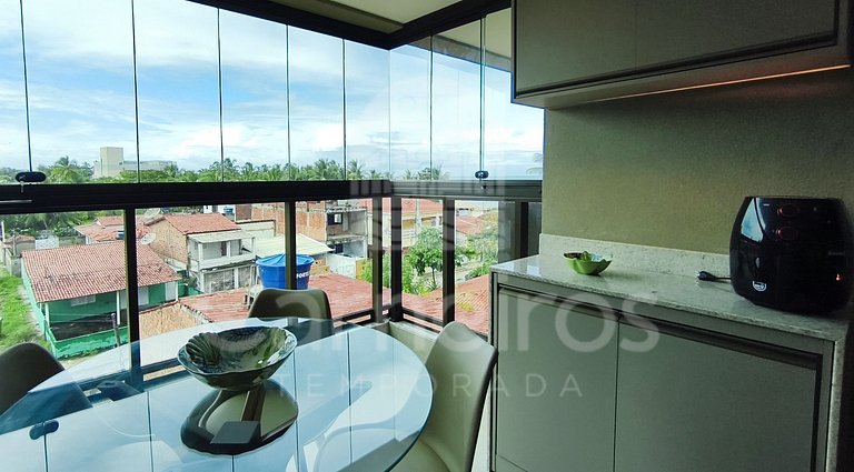 Flat no Açores - Pé na Areia de Tamandaré (C08)