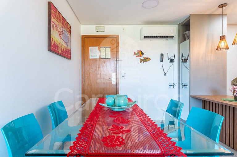 Flat de 1 quarto no Marulhos Suites Resort (D07)