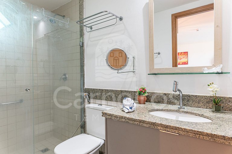 Flat de 1 quarto no Marulhos Suites Resort (D07)
