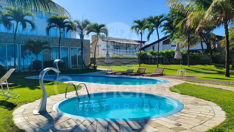 Carneiros | 01 QT Vista Mar | Ótimo Local (D04)