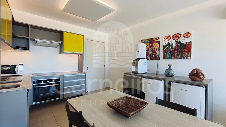 Carneiros | 01 QT Vista Mar | Ótimo Local (C05)