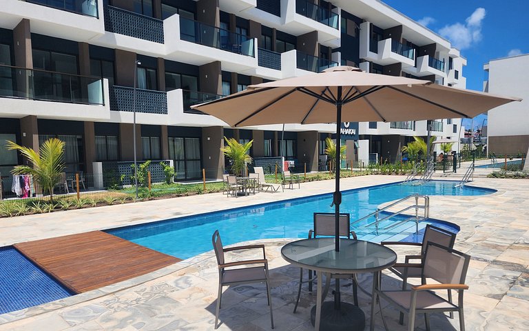 Porto de Galinhas | Flat c/ Varanda | Makia(C21-1)