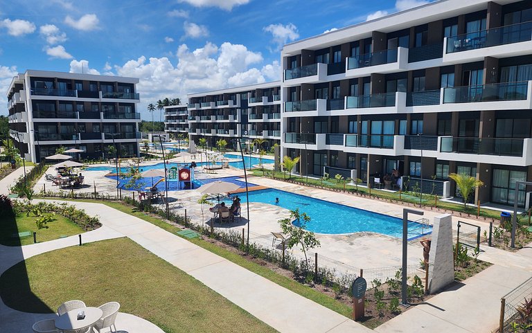 Porto de Galinhas | Flat c/ Varanda | Makia(C21-1)