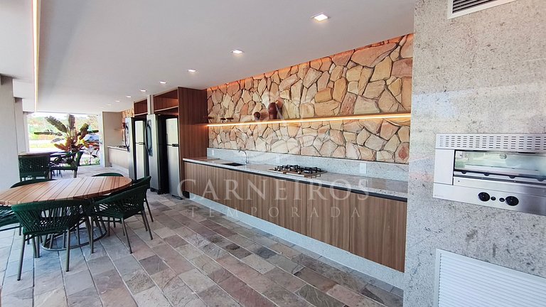 Flat 2 quartos no Itah Residence (X03i)