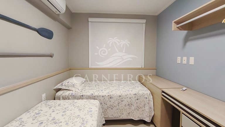 Flat 2 quartos no Itah Residence (X03i)