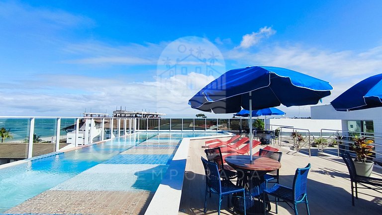 Studio no Mila Rooftop - Praia de Tamandaré (x05)