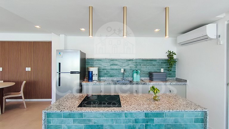 Studio no Mila Rooftop - Praia de Tamandaré (x05)