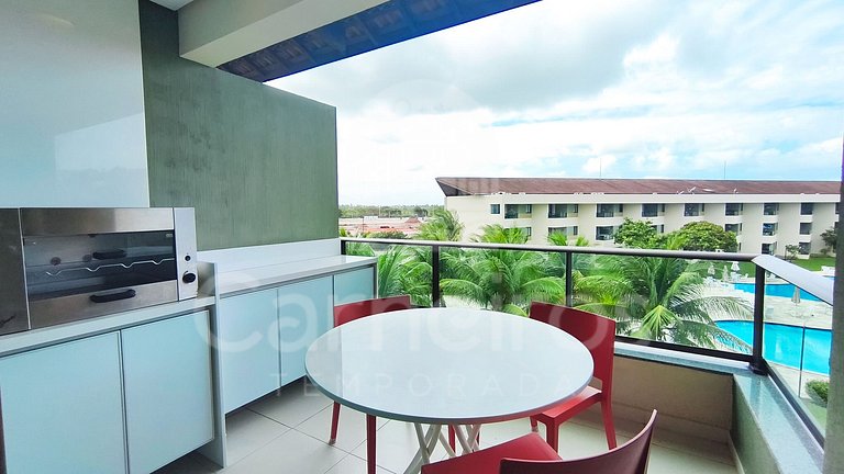 Flat 2 Quartos - Carneiros Beach Resort (C03-3)