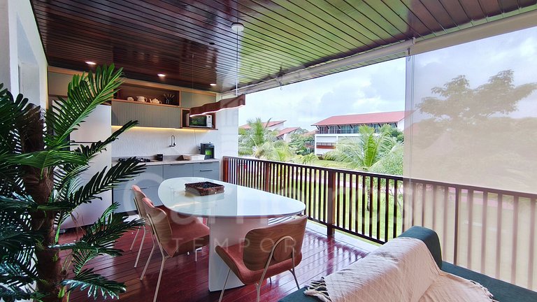 Flat 2 Quartos com Varanda no Meridonal (23 BPP)