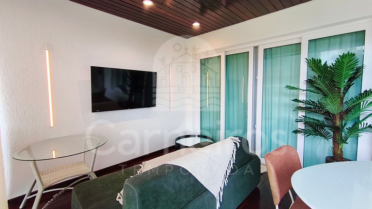Flat 2 Quartos com Varanda no Meridonal (23 BPP)